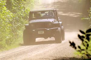 A Jeep Wrangler sweeps SS13, Anchor-Mattson I.