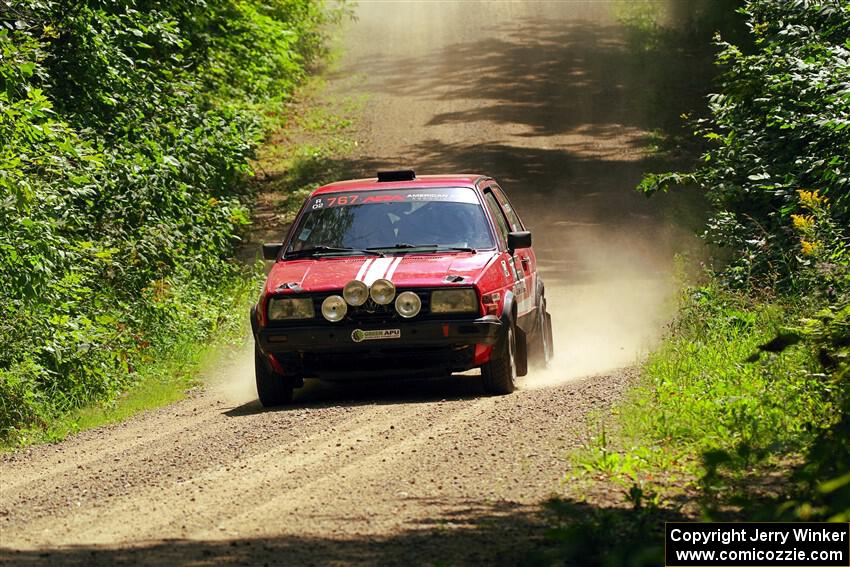 Nino Ortega / Boyd Smith VW GTI on SS13, Anchor-Mattson I.