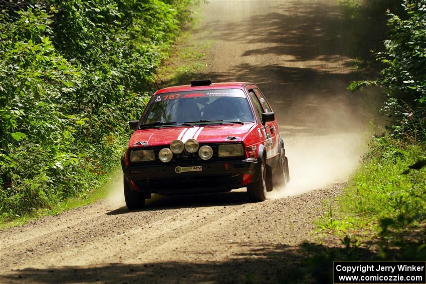 Nino Ortega / Boyd Smith VW GTI on SS13, Anchor-Mattson I.