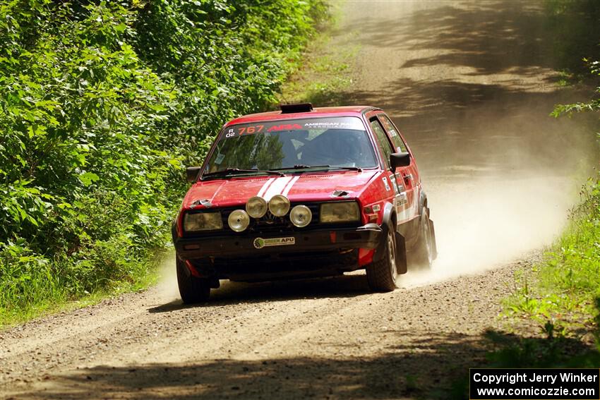 Nino Ortega / Boyd Smith VW GTI on SS13, Anchor-Mattson I.