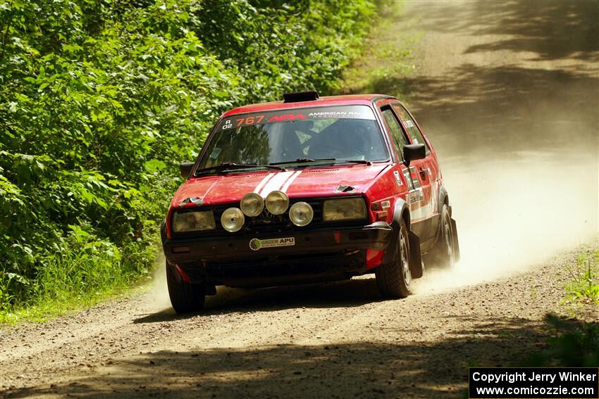 Nino Ortega / Boyd Smith VW GTI on SS13, Anchor-Mattson I.