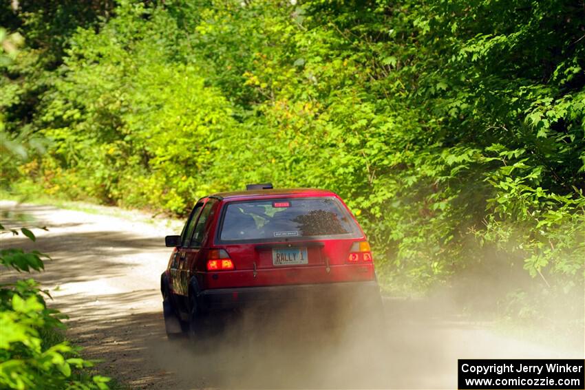 Nino Ortega / Boyd Smith VW GTI on SS13, Anchor-Mattson I.