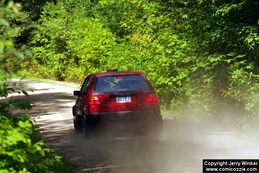 Nino Ortega / Boyd Smith VW GTI on SS13, Anchor-Mattson I.