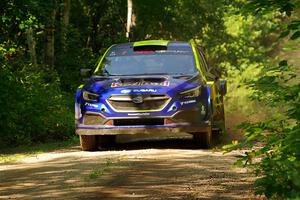 Brandon Semenuk / Keaton Williams Subaru WRX ARA24 on SS14, Otterkill II.