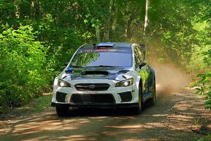 Conner Martell / Alex Gelsomino Subaru WRX STi on SS14, Otterkill II.