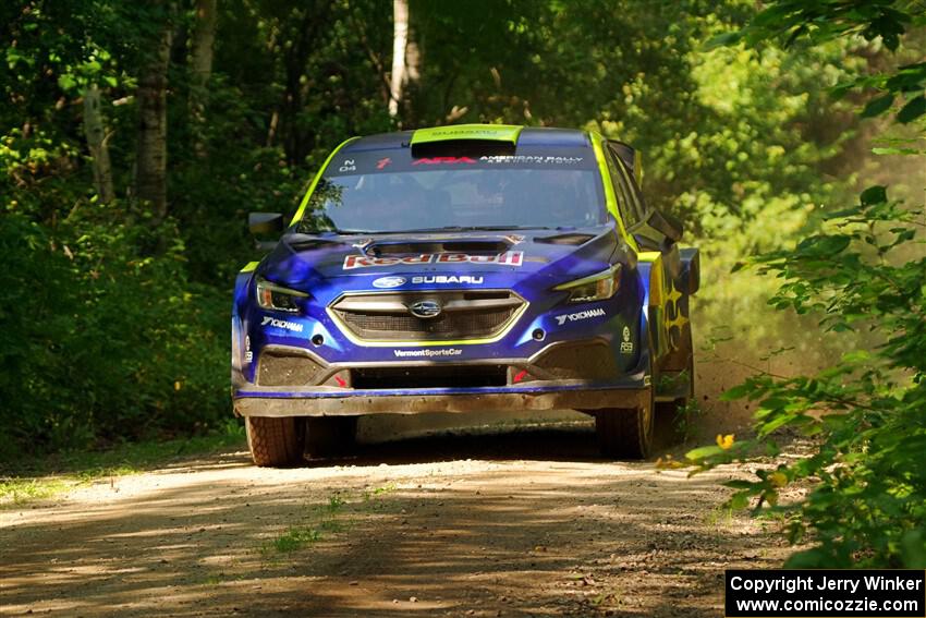 Brandon Semenuk / Keaton Williams Subaru WRX ARA24 on SS14, Otterkill II.