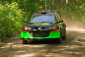 Pat Moro / Ole Holter Chevy Sonic LS on SS14, Otterkill II.