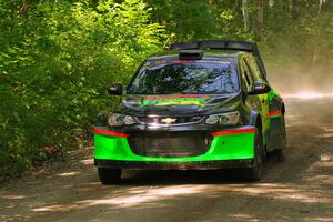 Pat Moro / Ole Holter Chevy Sonic LS on SS14, Otterkill II.