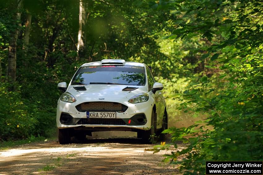 Javier Olivares / K.J. Miller Ford Fiesta Rally3 on SS14, Otterkill II.