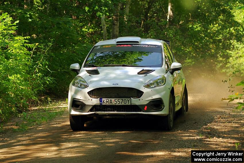 Javier Olivares / K.J. Miller Ford Fiesta Rally3 on SS14, Otterkill II.