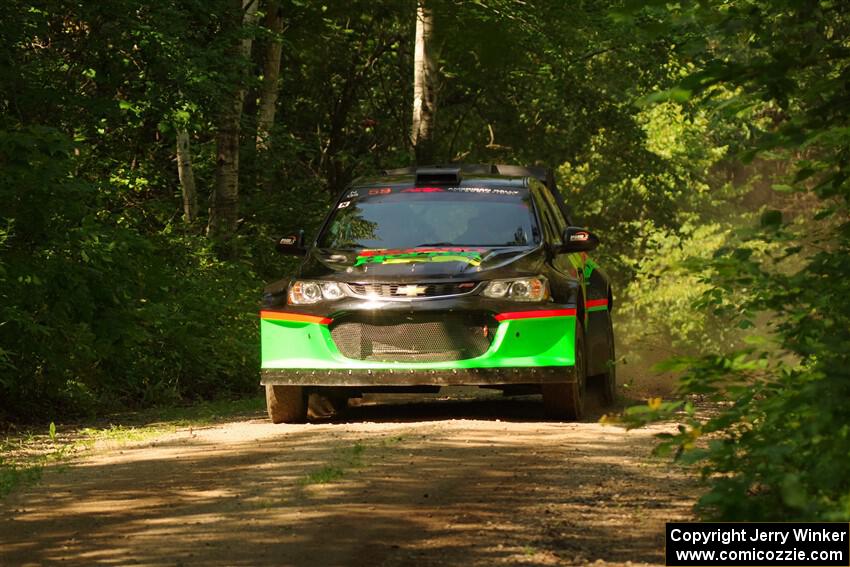 Pat Moro / Ole Holter Chevy Sonic LS on SS14, Otterkill II.