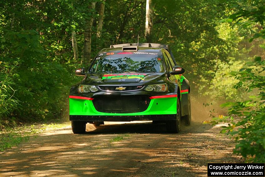 Pat Moro / Ole Holter Chevy Sonic LS on SS14, Otterkill II.