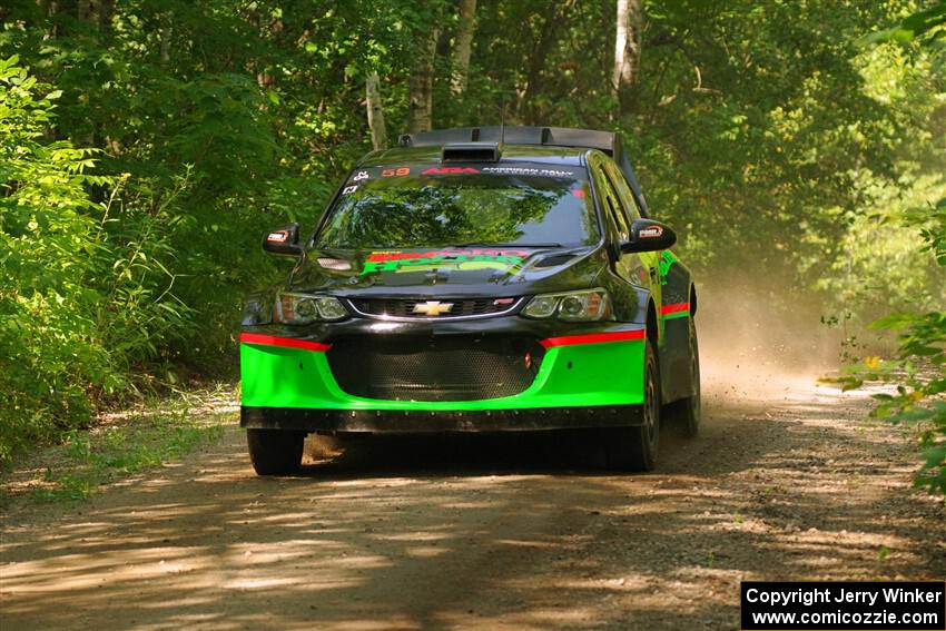 Pat Moro / Ole Holter Chevy Sonic LS on SS14, Otterkill II.