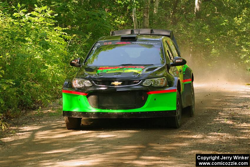 Pat Moro / Ole Holter Chevy Sonic LS on SS14, Otterkill II.