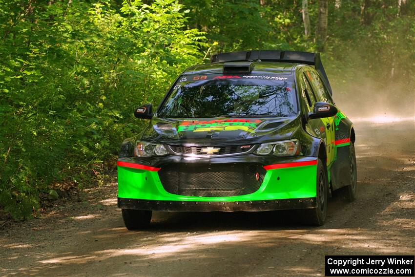 Pat Moro / Ole Holter Chevy Sonic LS on SS14, Otterkill II.