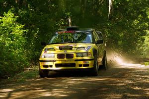 Matt Nykanen / Lars Anderson BMW 328i on SS14, Otterkill II.