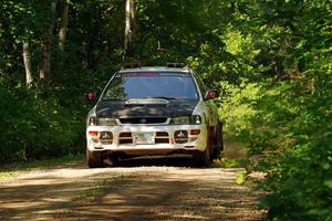 Aidan Hicks / John Hicks Subaru Impreza Wagon on SS14, Otterkill II.