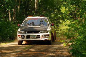 Aidan Hicks / John Hicks Subaru Impreza Wagon on SS14, Otterkill II.