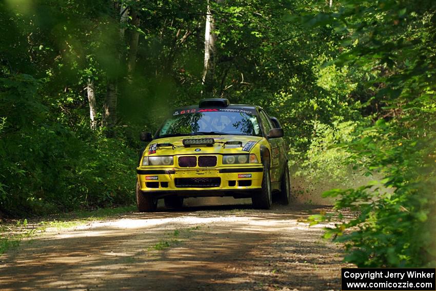 Matt Nykanen / Lars Anderson BMW 328i on SS14, Otterkill II.