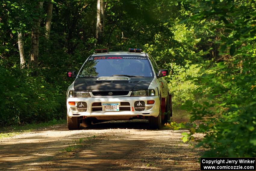 Aidan Hicks / John Hicks Subaru Impreza Wagon on SS14, Otterkill II.