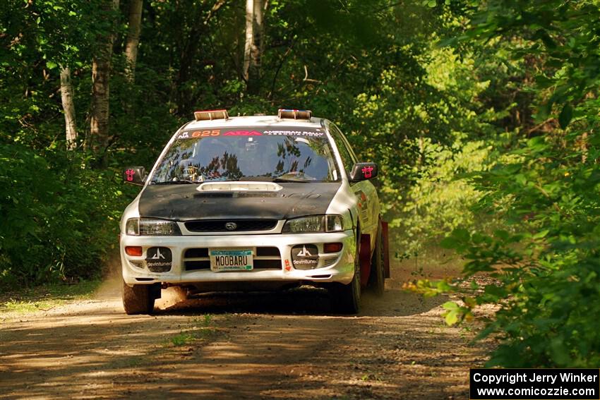 Aidan Hicks / John Hicks Subaru Impreza Wagon on SS14, Otterkill II.