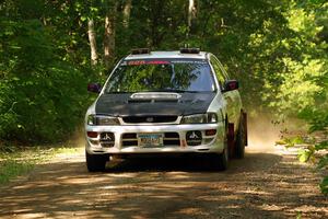 Aidan Hicks / John Hicks Subaru Impreza Wagon on SS14, Otterkill II.