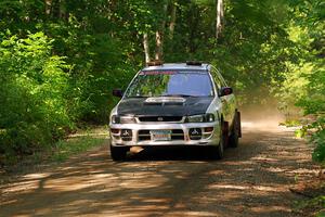 Aidan Hicks / John Hicks Subaru Impreza Wagon on SS14, Otterkill II.