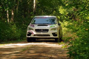 Jamey Randall / Andrew Rausch Subaru WRX on SS14, Otterkill II.