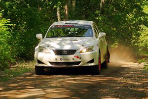 Richo Healey / Michelle Miller Lexus IS250 on SS14, Otterkill II.