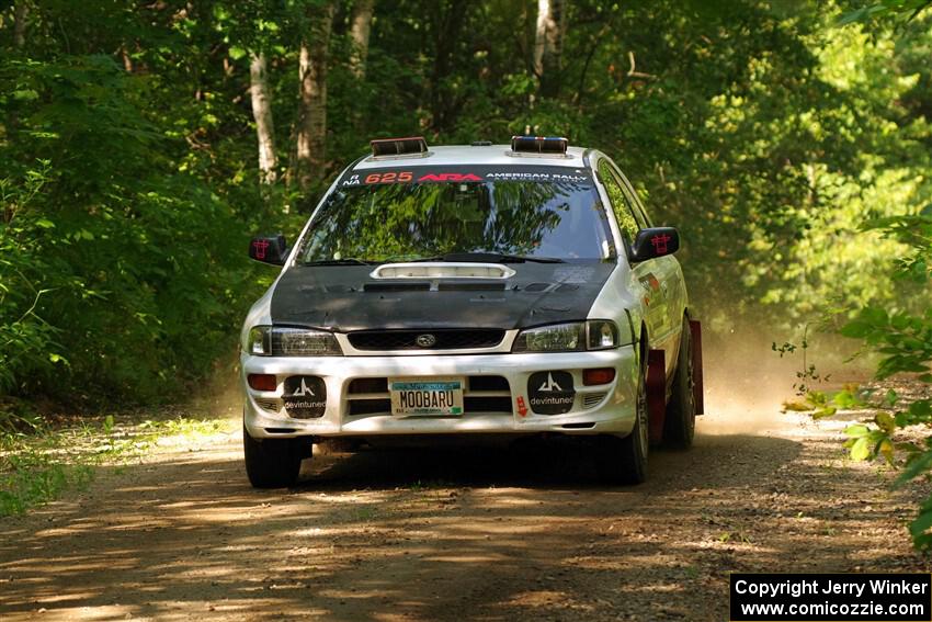 Aidan Hicks / John Hicks Subaru Impreza Wagon on SS14, Otterkill II.