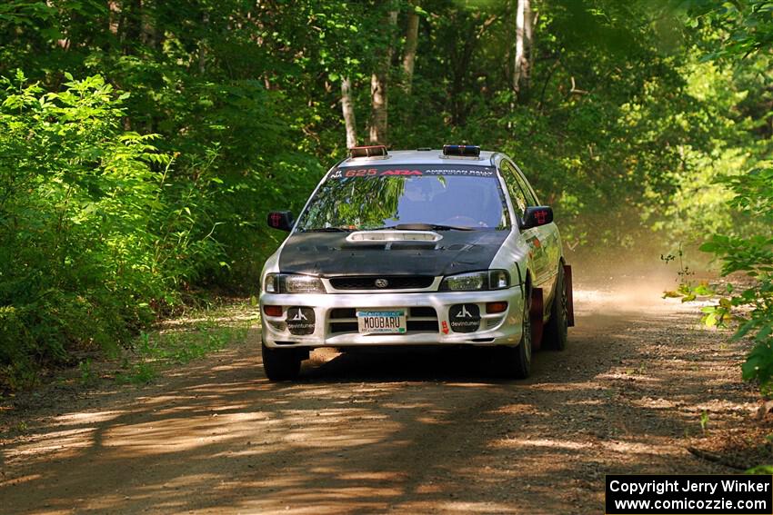 Aidan Hicks / John Hicks Subaru Impreza Wagon on SS14, Otterkill II.