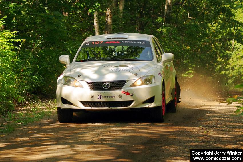 Richo Healey / Michelle Miller Lexus IS250 on SS14, Otterkill II.