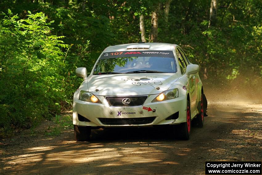 Richo Healey / Michelle Miller Lexus IS250 on SS14, Otterkill II.