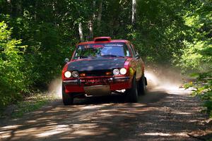 Mike Hurst / Randall Short Ford Capri on SS14, Otterkill II.