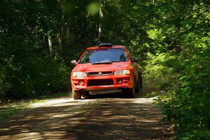 Travis Mattonen / Anikka Nykanen Subaru Impreza on SS14, Otterkill II.