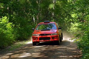 Travis Mattonen / Anikka Nykanen Subaru Impreza on SS14, Otterkill II.