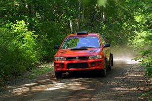 Travis Mattonen / Anikka Nykanen Subaru Impreza on SS14, Otterkill II.