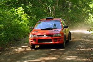 Travis Mattonen / Anikka Nykanen Subaru Impreza on SS14, Otterkill II.