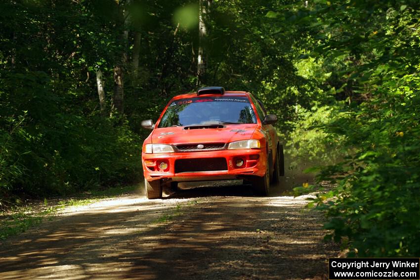 Travis Mattonen / Anikka Nykanen Subaru Impreza on SS14, Otterkill II.