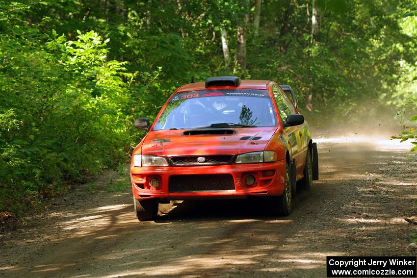 Travis Mattonen / Anikka Nykanen Subaru Impreza on SS14, Otterkill II.