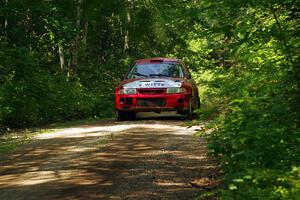 Tyler Witte / Cindi Carlson Mitsubishi Lancer Evo IV on SS14, Otterkill II.