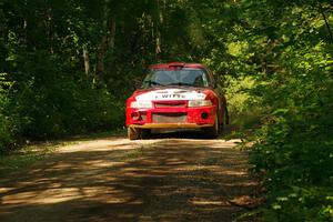 Tyler Witte / Cindi Carlson Mitsubishi Lancer Evo IV on SS14, Otterkill II.