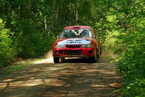 Tyler Witte / Cindi Carlson Mitsubishi Lancer Evo IV on SS14, Otterkill II.