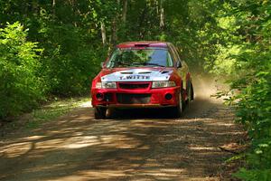 Tyler Witte / Cindi Carlson Mitsubishi Lancer Evo IV on SS14, Otterkill II.