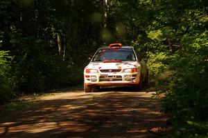 Richard Donovan / Greg Donovan Subaru Impreza on SS14, Otterkill II.