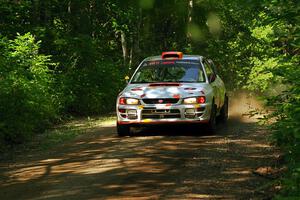 Richard Donovan / Greg Donovan Subaru Impreza on SS14, Otterkill II.