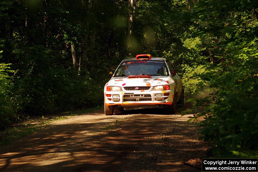 Richard Donovan / Greg Donovan Subaru Impreza on SS14, Otterkill II.