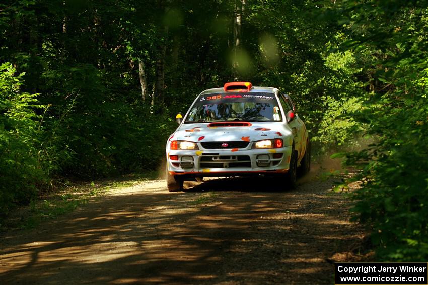 Richard Donovan / Greg Donovan Subaru Impreza on SS14, Otterkill II.