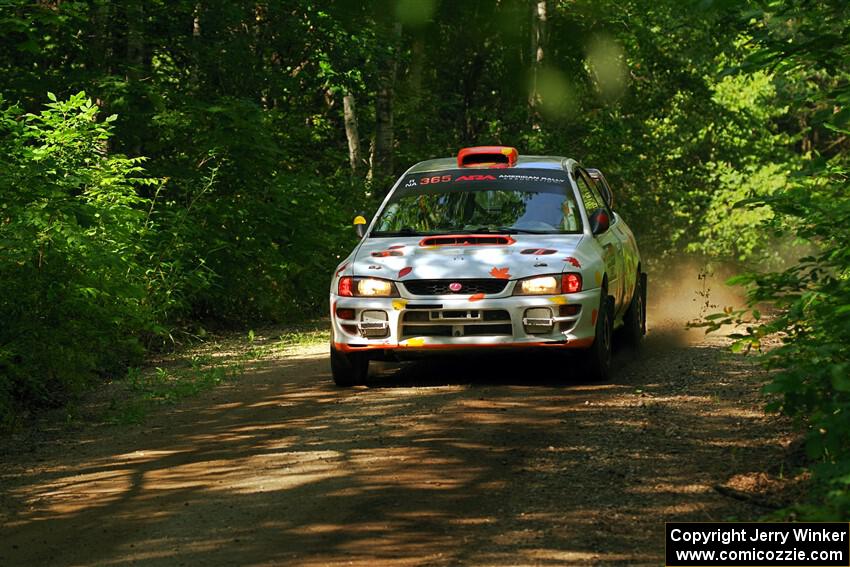 Richard Donovan / Greg Donovan Subaru Impreza on SS14, Otterkill II.