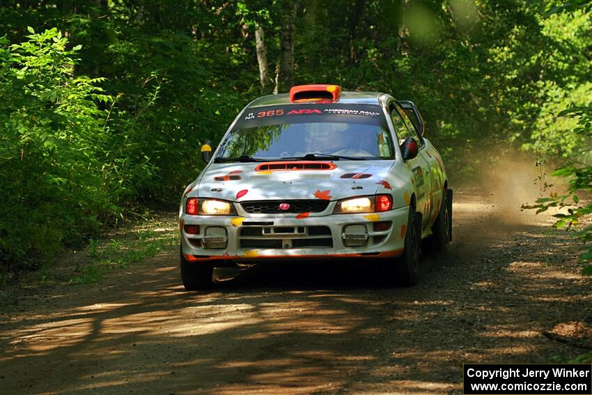 Richard Donovan / Greg Donovan Subaru Impreza on SS14, Otterkill II.